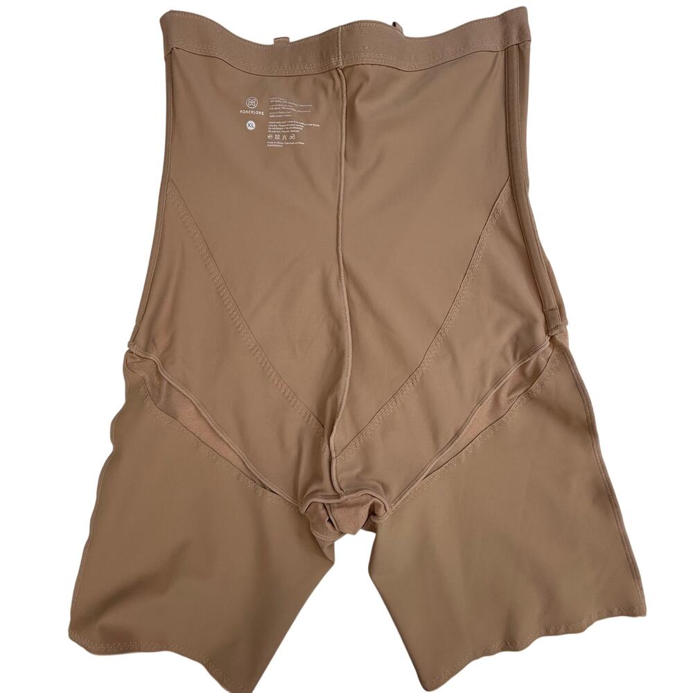 Honeylove SuperPower Mid Thigh Bodysuit Shapewear Nude XL - Picture 14 of 15